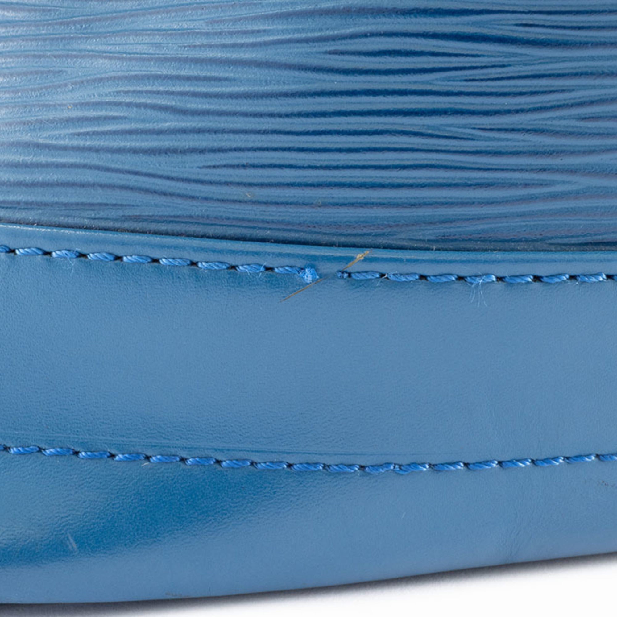 Louis Vuitton Toledo Blue Epi Leather Shoulder Bag