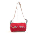 Chanel Sport Red Color White Rubber Handbag