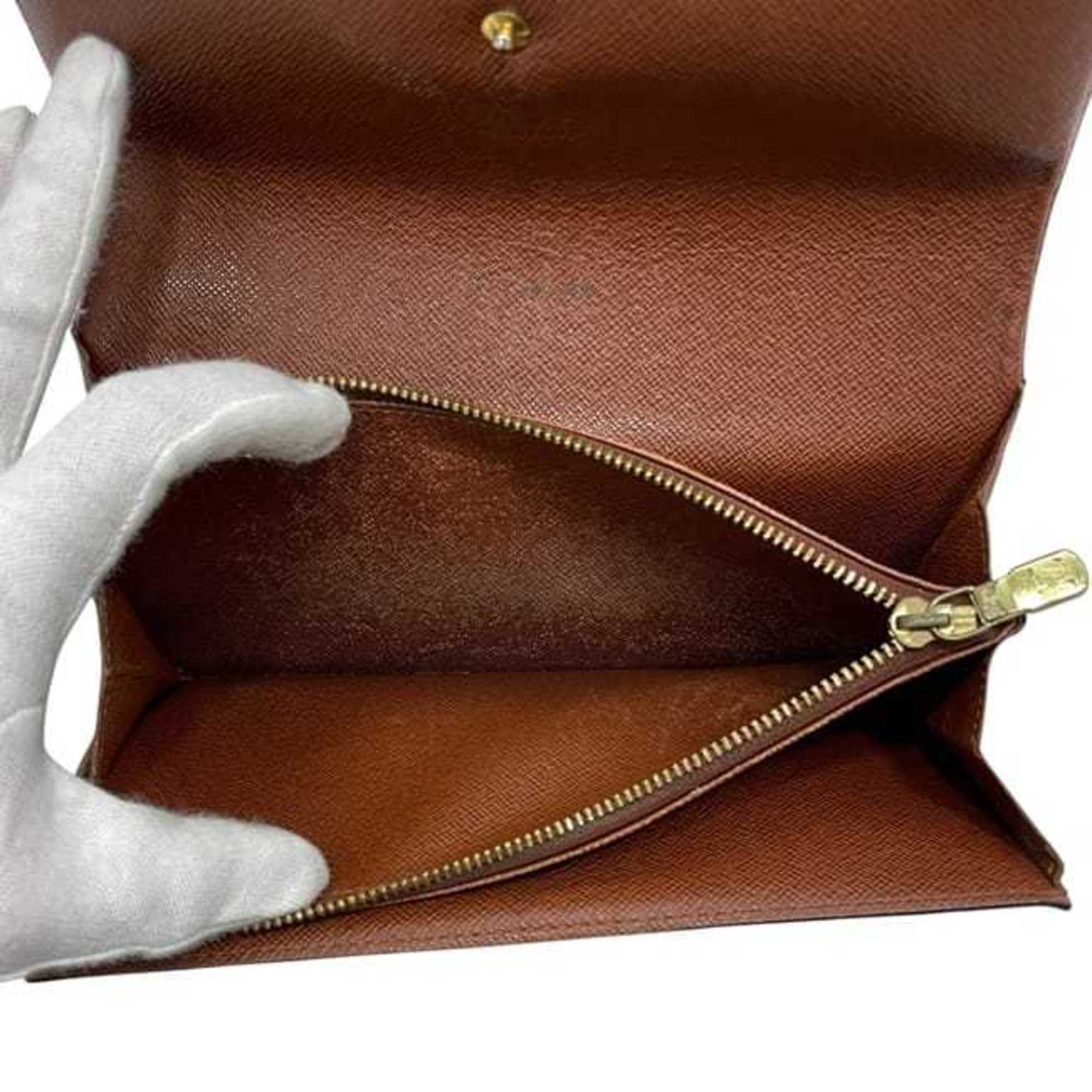 Louis Vuitton Brown Monogram Monogram Long Wallet