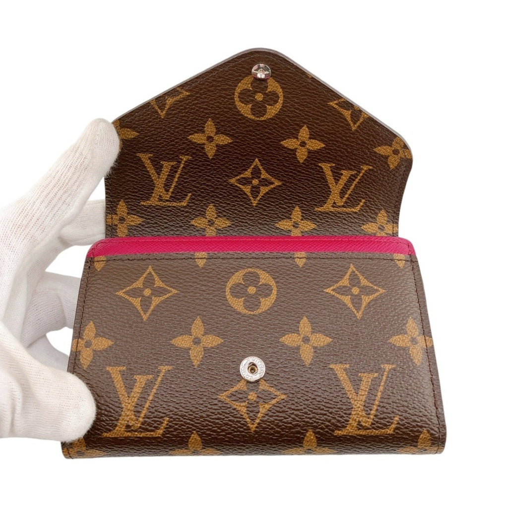 Louis Vuitton Monogram Fuchsia Monogram Epi Leather Wallet (Tri-Fold)