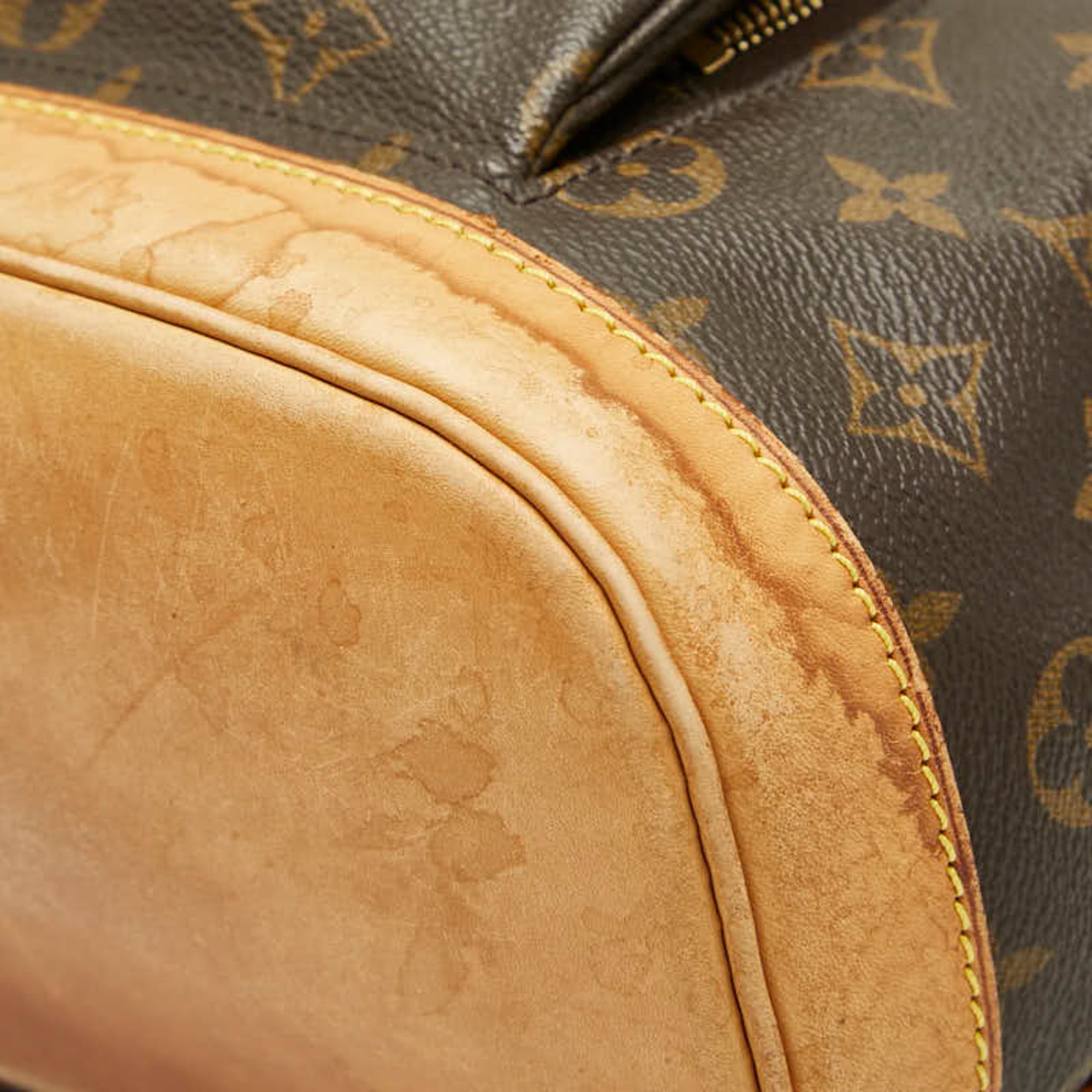 Louis Vuitton Brown Pvc Leather Backpack