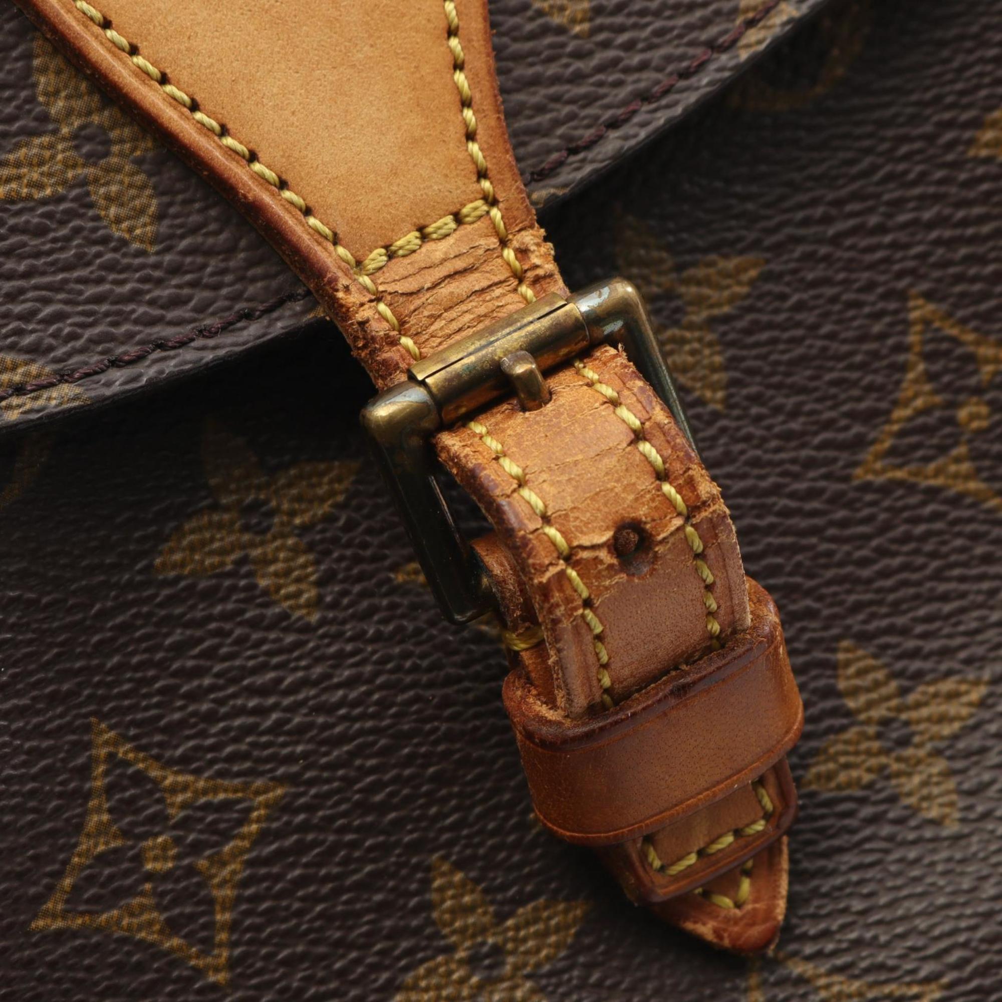 Louis Vuitton Brown Monogram Monogram Leather Shoulder Bag