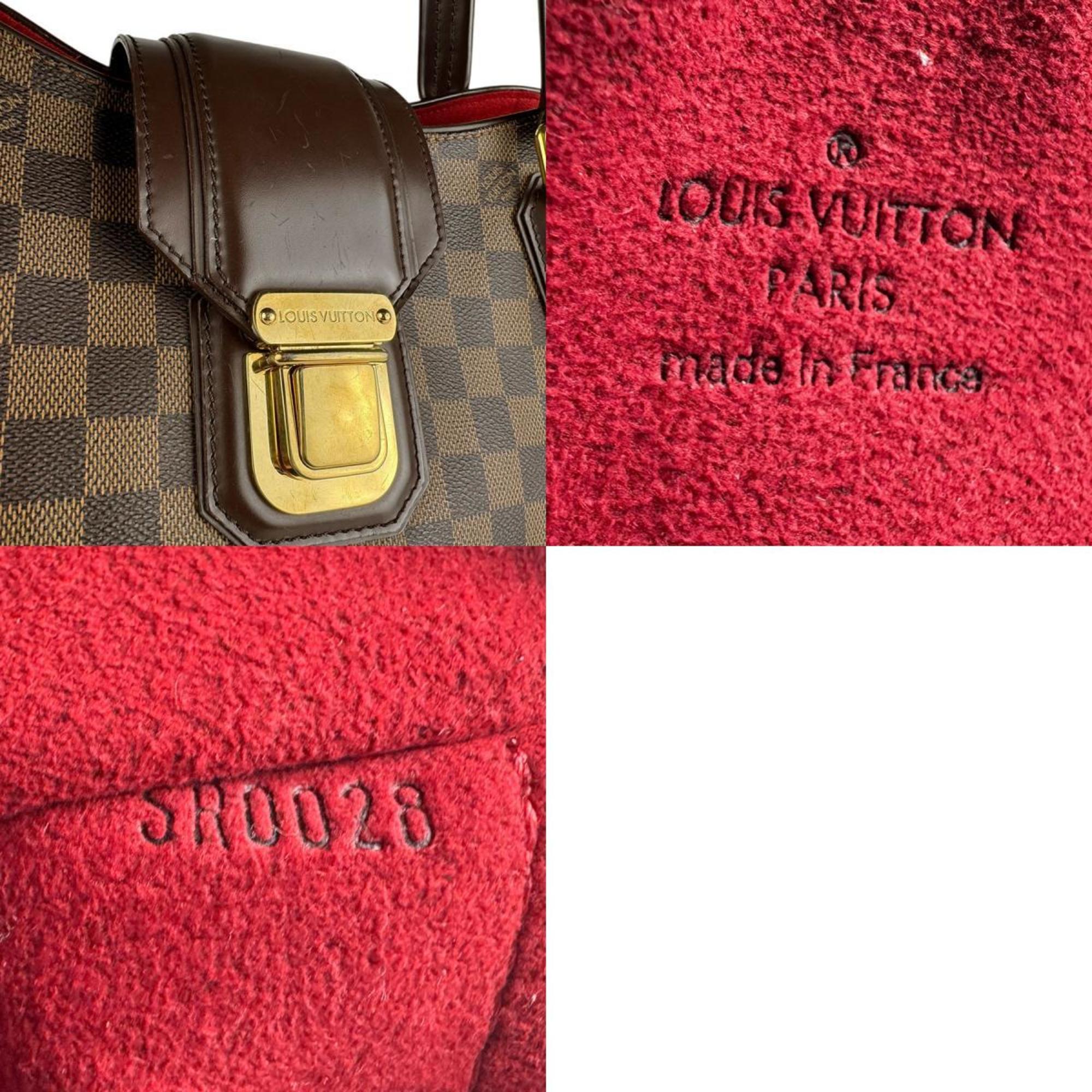 Louis Vuitton Ebene Damier Canvas Handbag