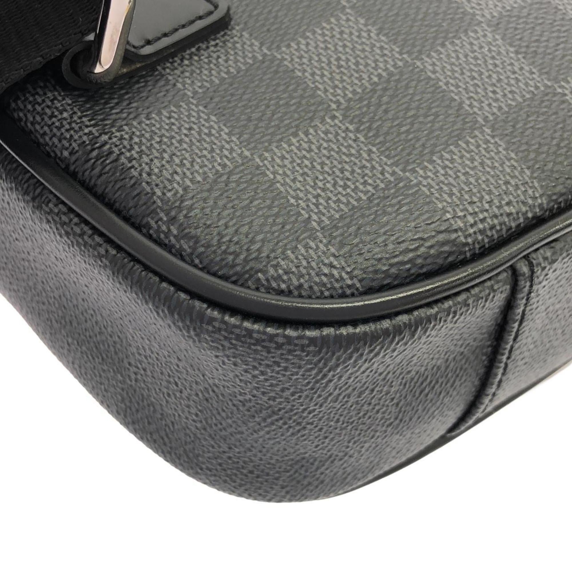 Louis Vuitton Graphite Coated Canvas Shoulder Bag