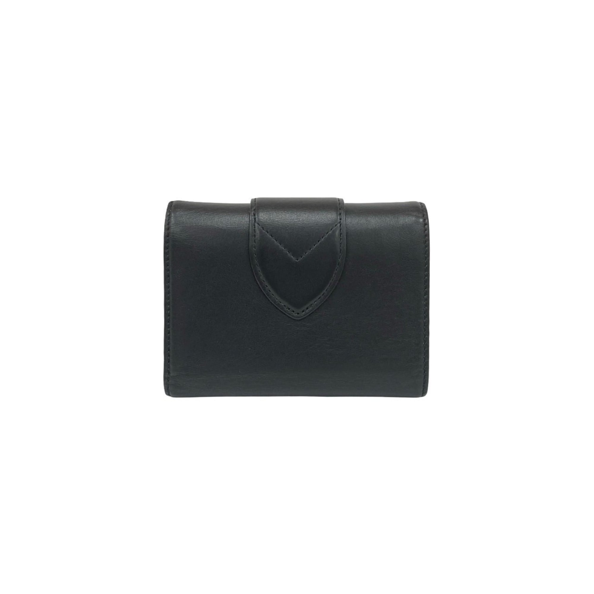 Louis Vuitton Black Pink Leather Wallet (Tri-Fold)
