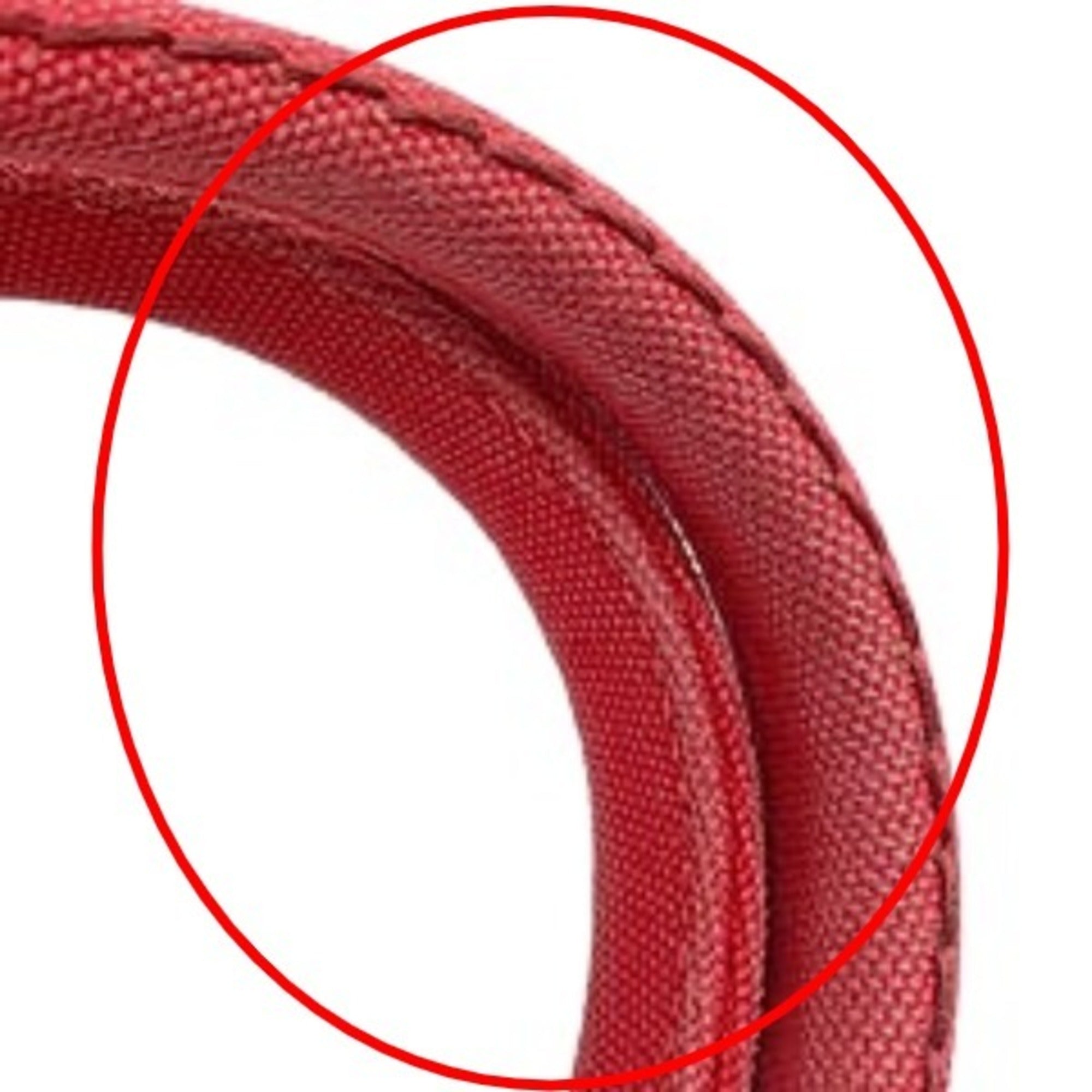 Prada Red Color Denim Tote Bag