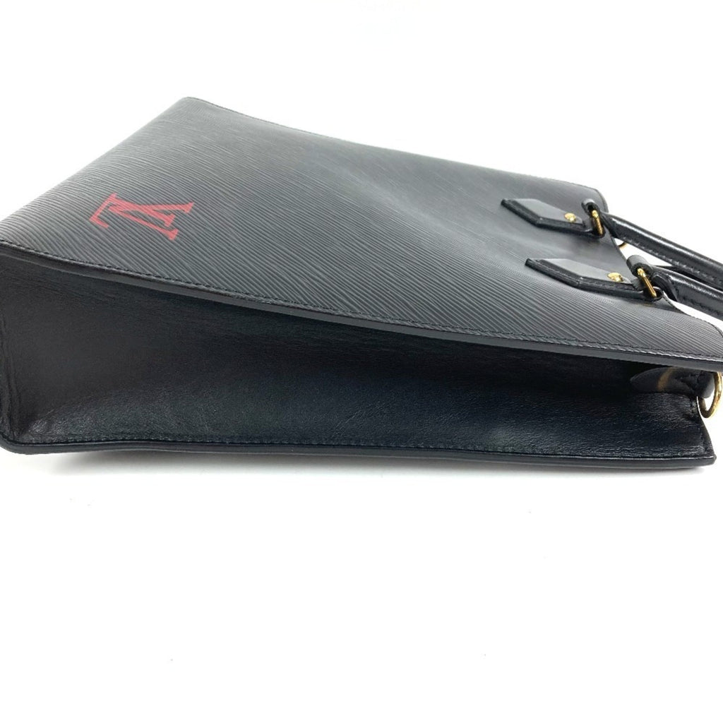 Louis Vuitton Black Epi Leather Handbag Shoulder Bag Tote Bag
