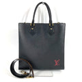 Louis Vuitton Black Epi Leather Handbag Shoulder Bag Tote Bag
