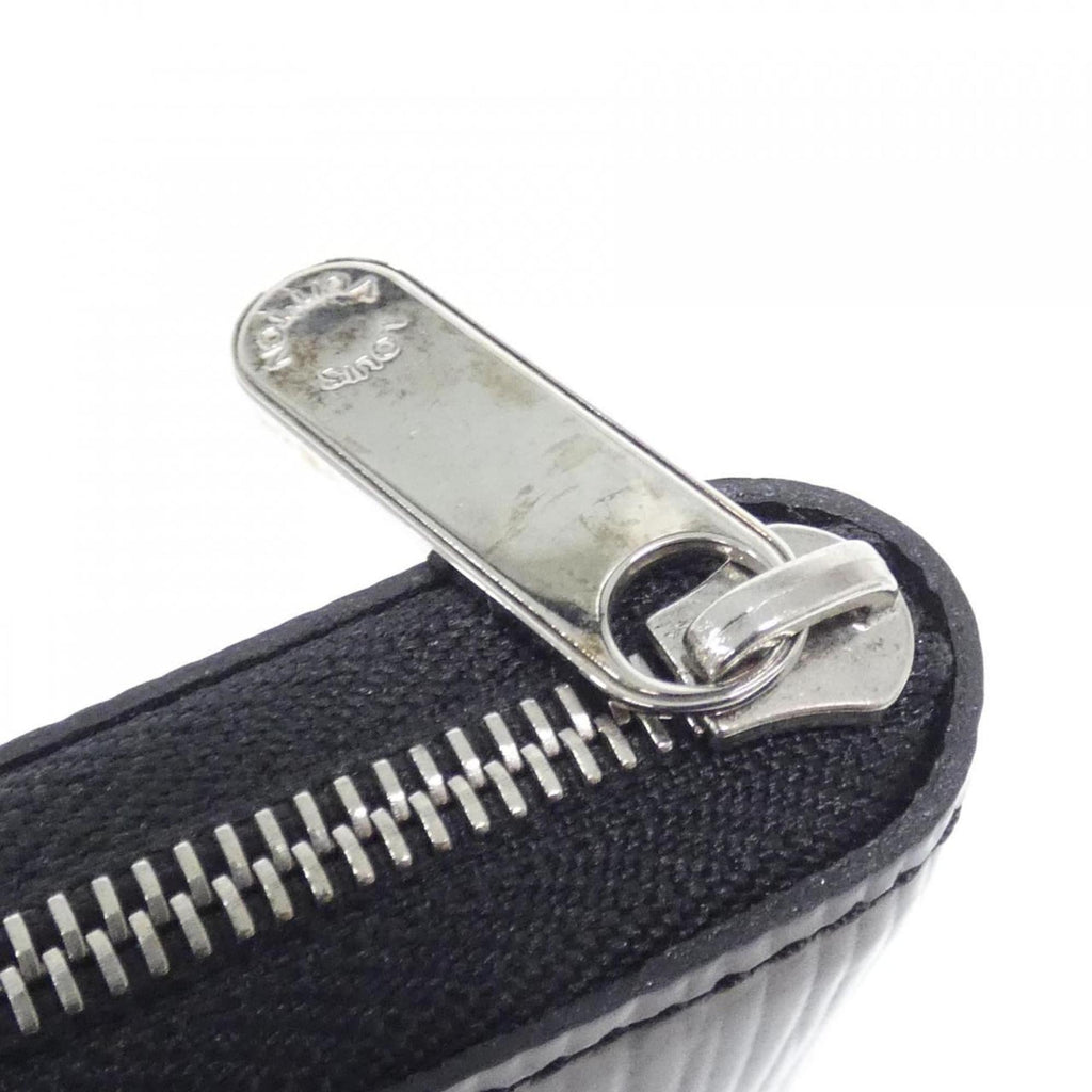 Louis Vuitton Black Leather Coin Purse/Coin Case