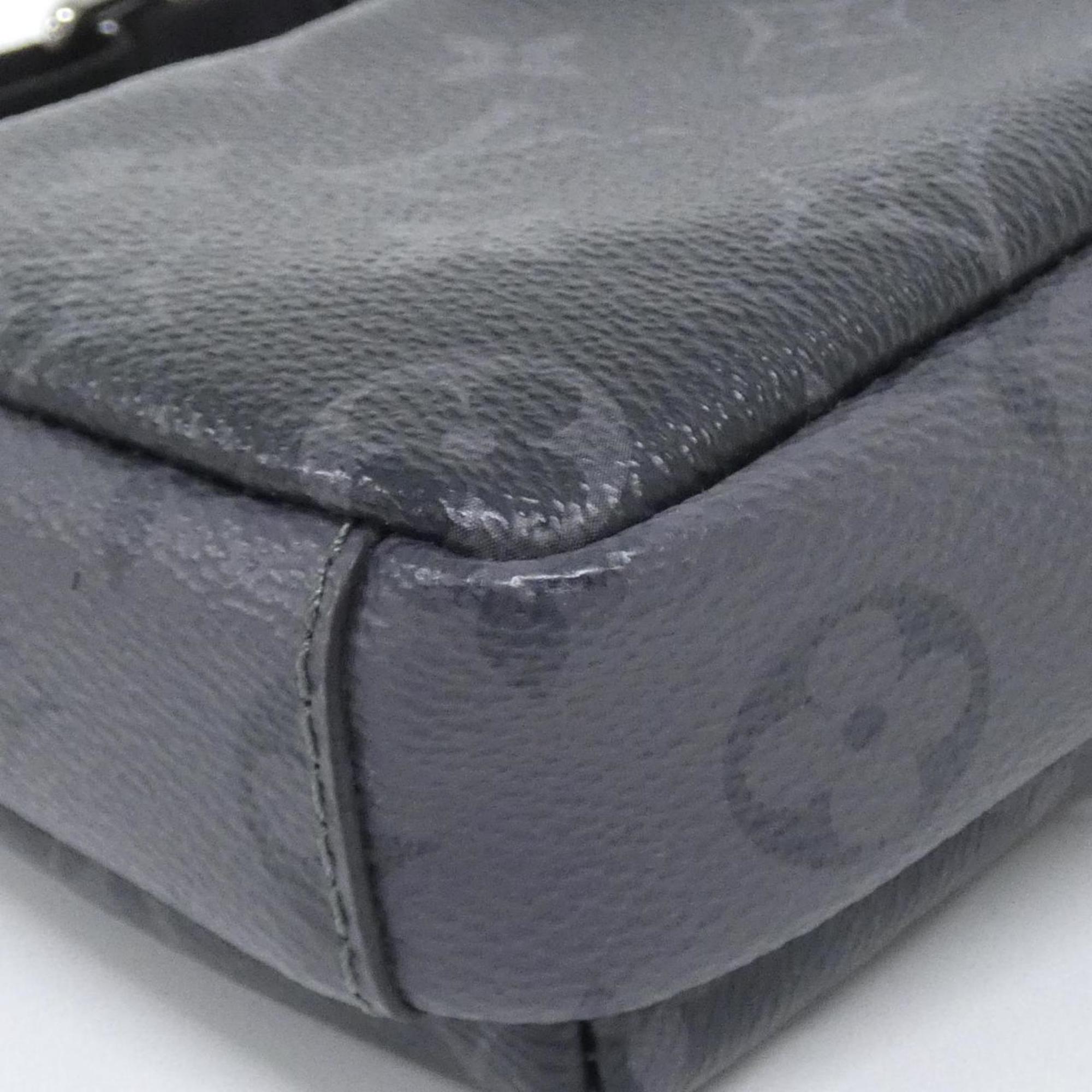 Louis Vuitton Black Coated Canvas Shoulder Bag