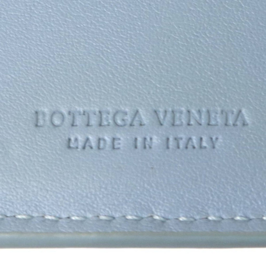 Bottega Veneta Intrecciato Light Blue Wallet (Bi-Fold)