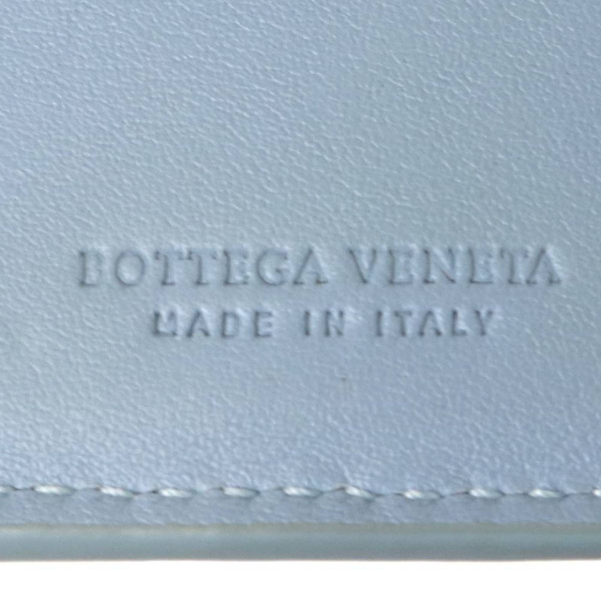 Bottega Veneta Intrecciato Light Blue Wallet (Bi-Fold)