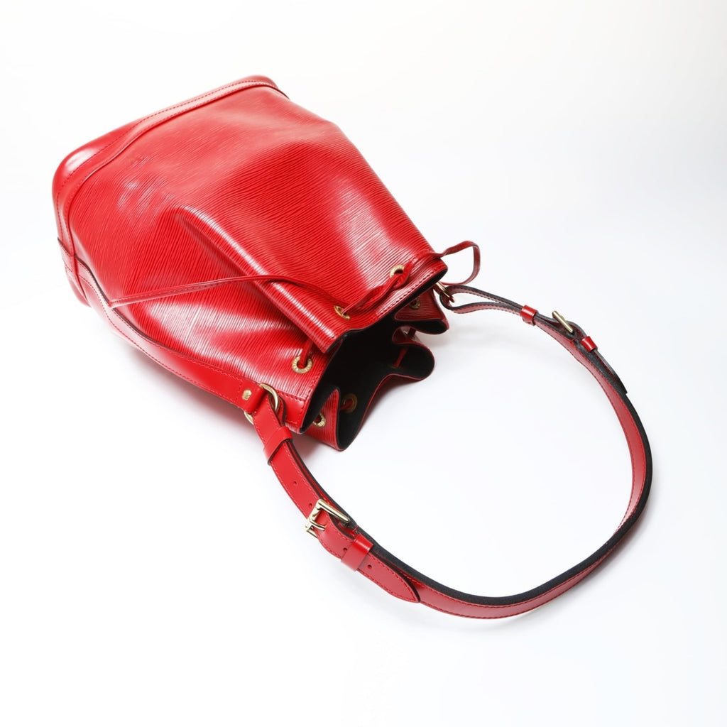 Louis Vuitton Red Color Epi Leather Shoulder Bag