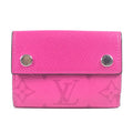 Louis Vuitton Pink Taigarama Wallet (Tri-Fold)