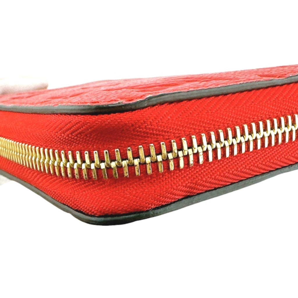 Louis Vuitton Red Color Monogram Empreinte Long Wallet