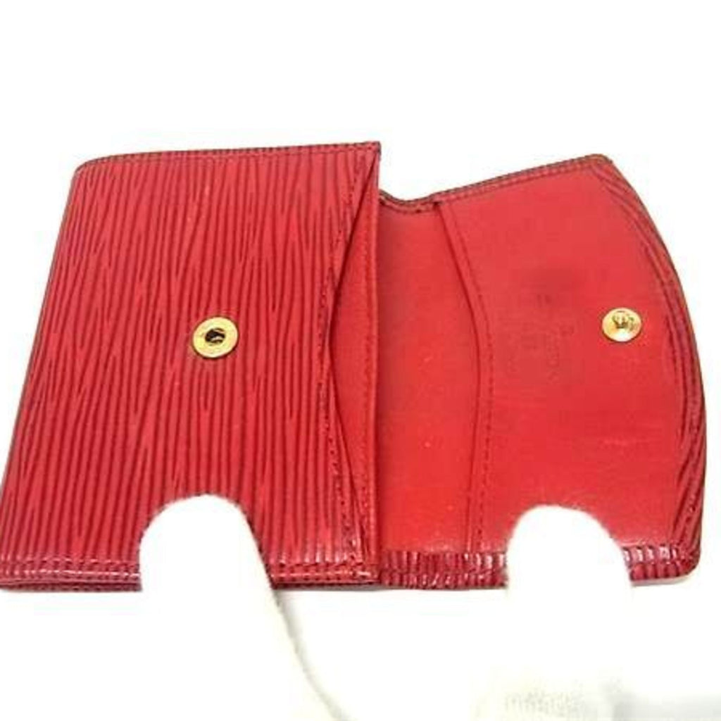 Louis Vuitton Epi Castilian Red Epi Leather Coin Purse/Coin Case