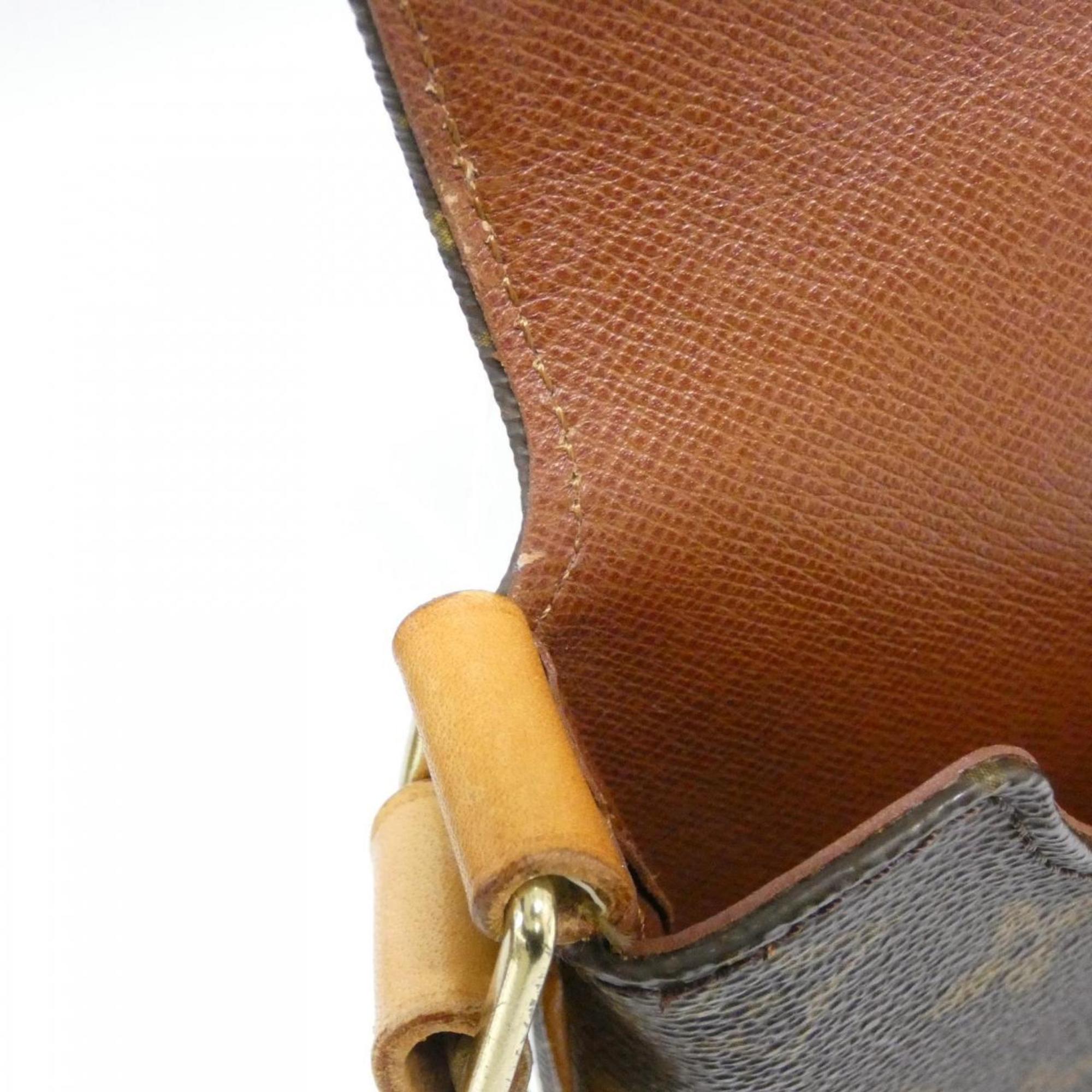 Louis Vuitton Marron Coated Canvas Shoulder Bag