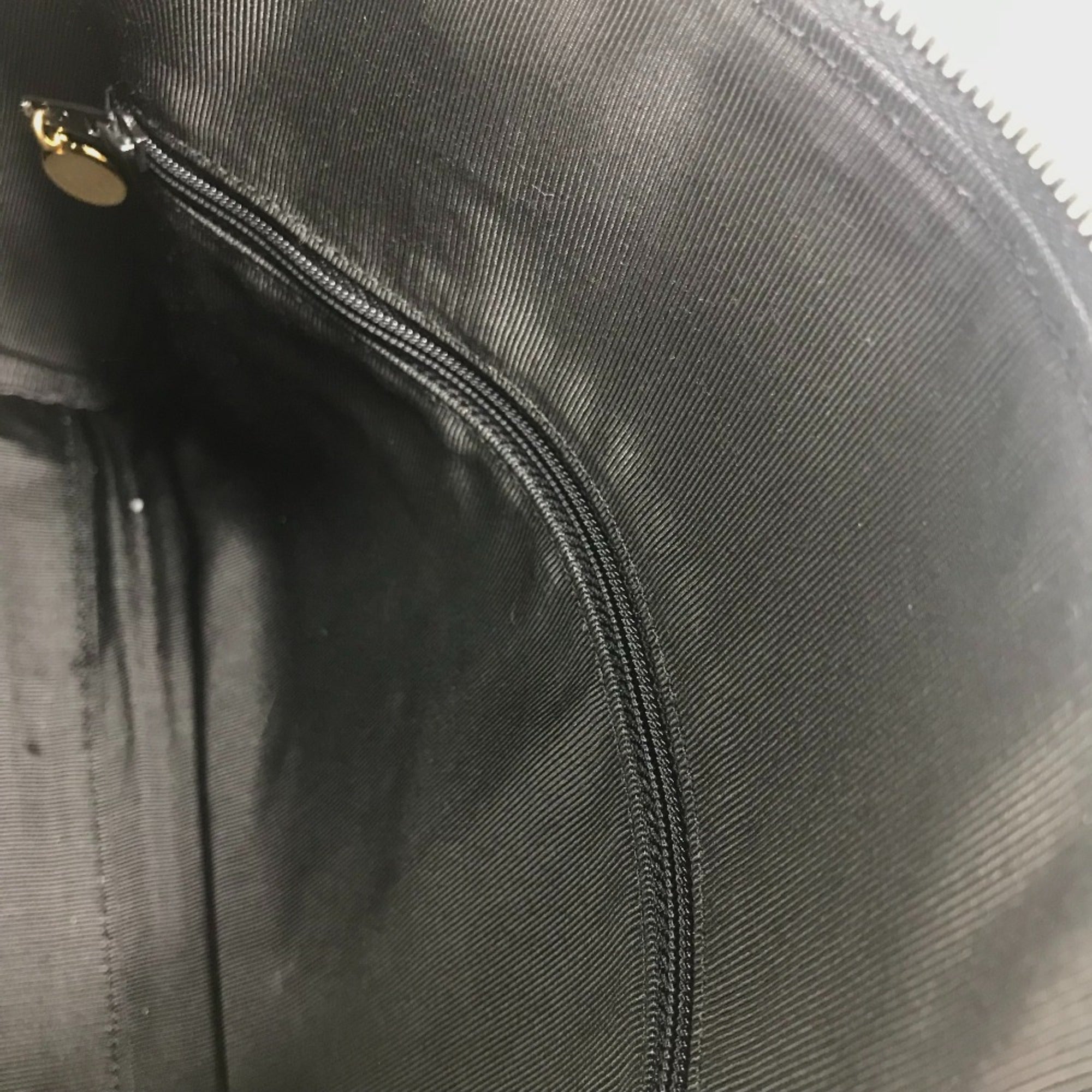 Chanel Black Patent Leather Boston Bag