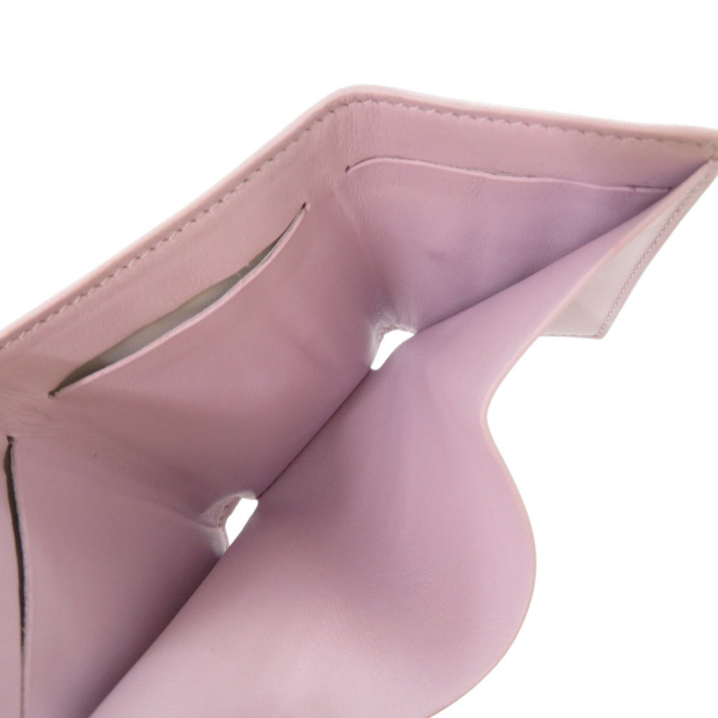 Louis Vuitton Purple Leather Wallet (Tri-Fold)
