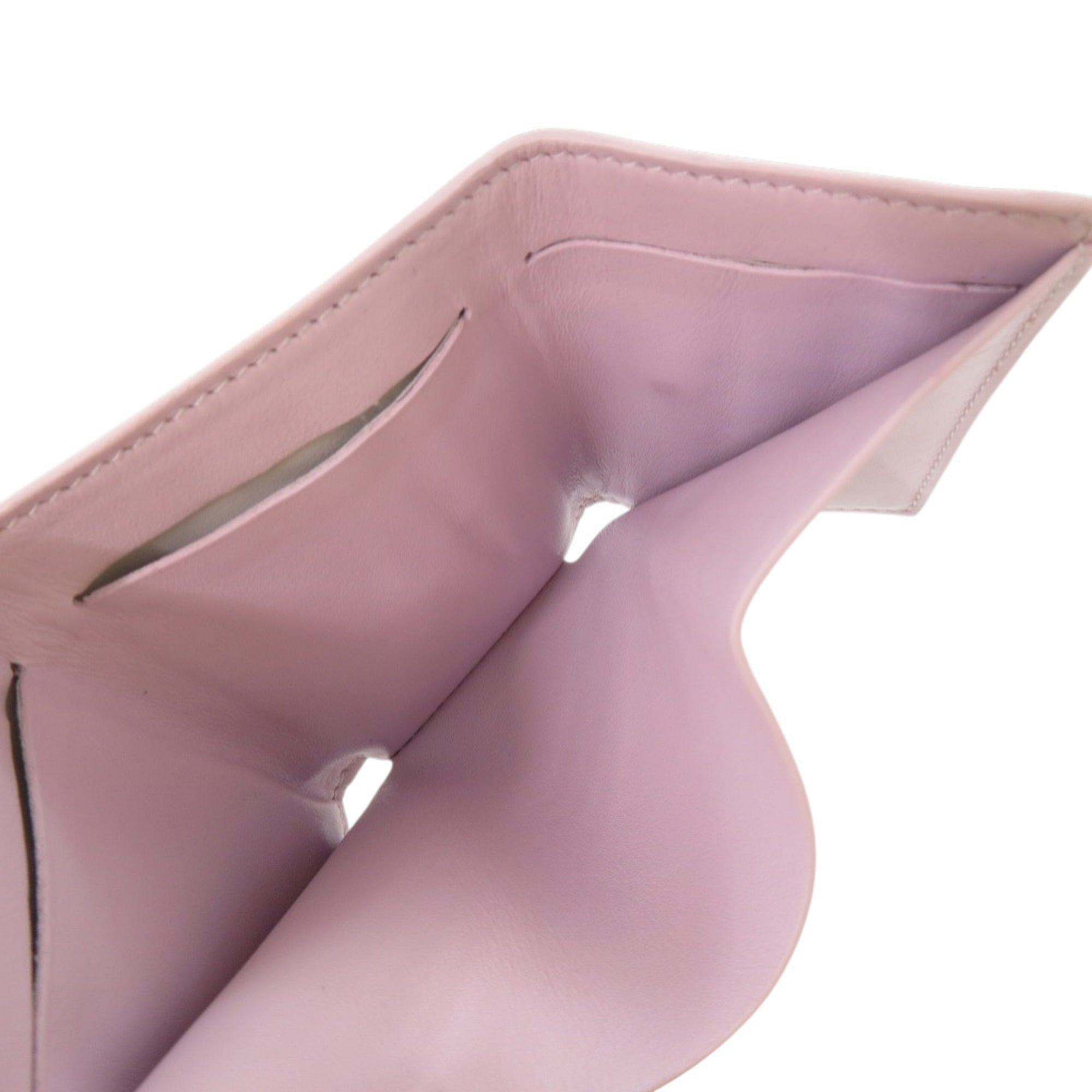 Louis Vuitton Purple Leather Wallet (Tri-Fold)