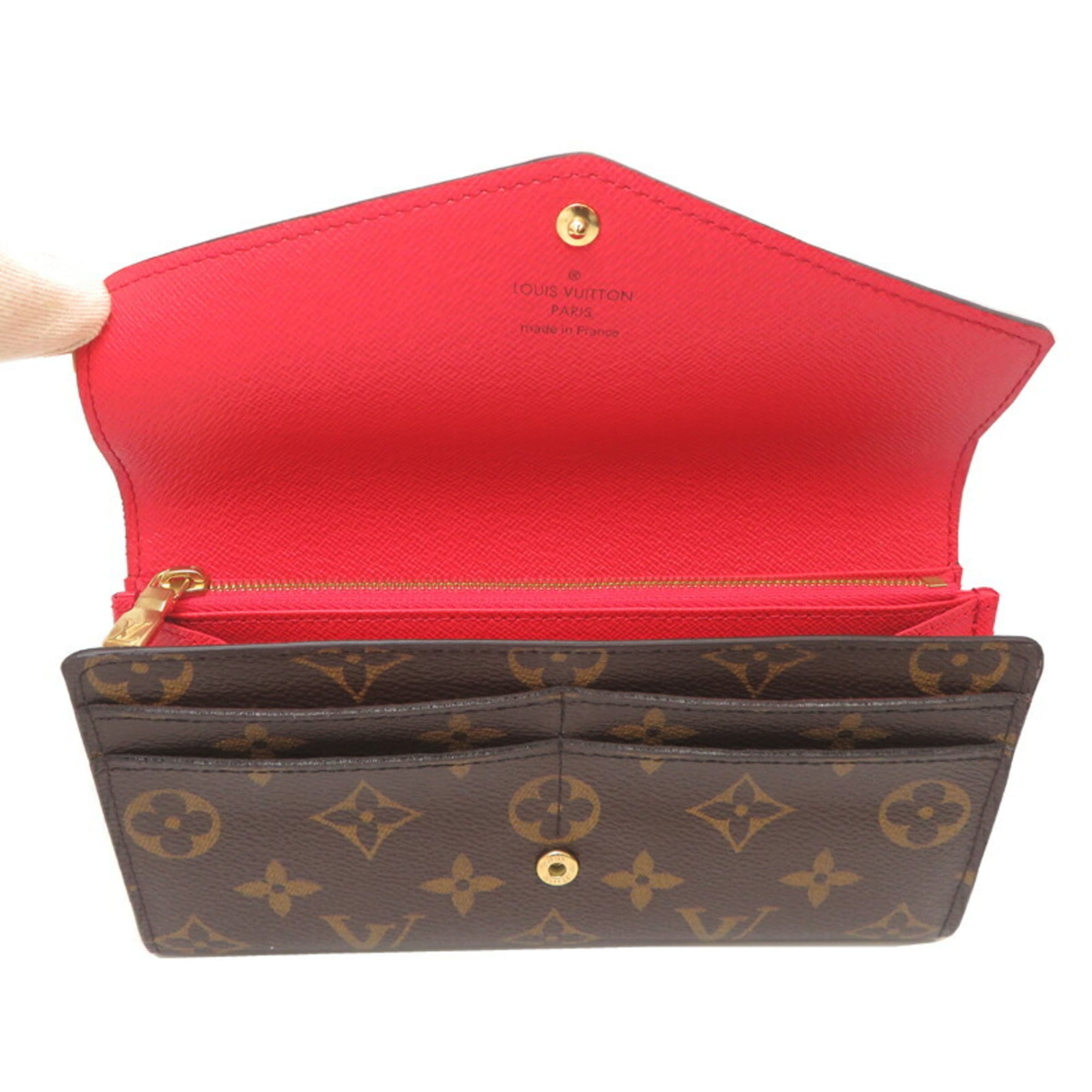 Louis Vuitton Monogram Brown Coquelicots Monogram Monogram Long Wallet
