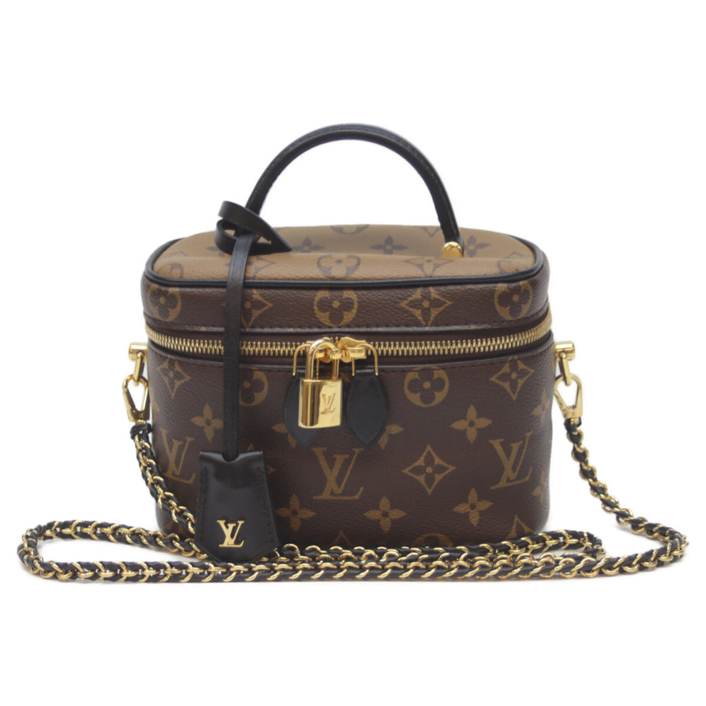 Louis Vuitton Black Brown Monogram Reverse Shoulder Bag