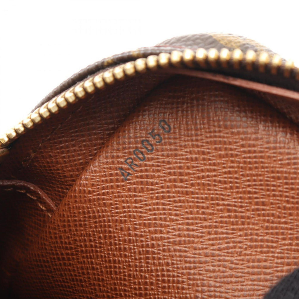 Louis Vuitton Brown Coated Canvas Leather Shoulder Bag