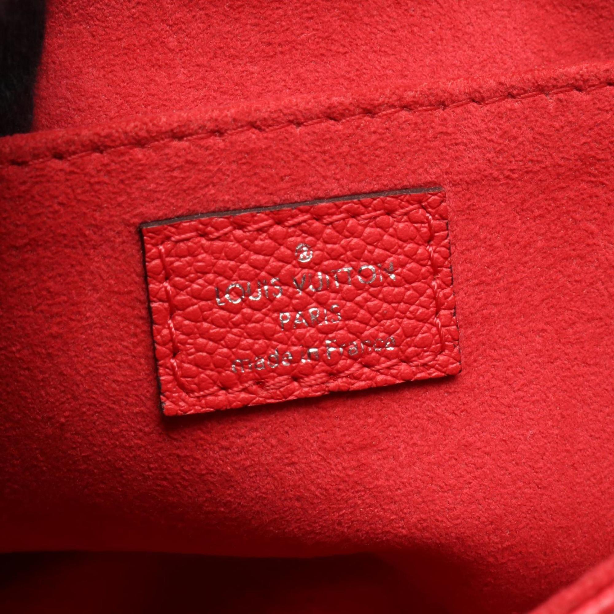 Louis Vuitton Red Color Leather Shoulder Bag