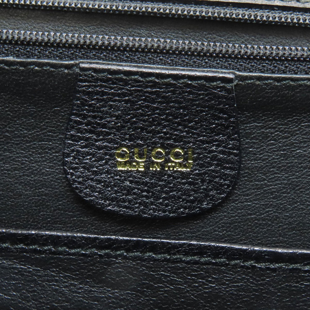 Gucci Black Leather Handbag (Pre-Owned)