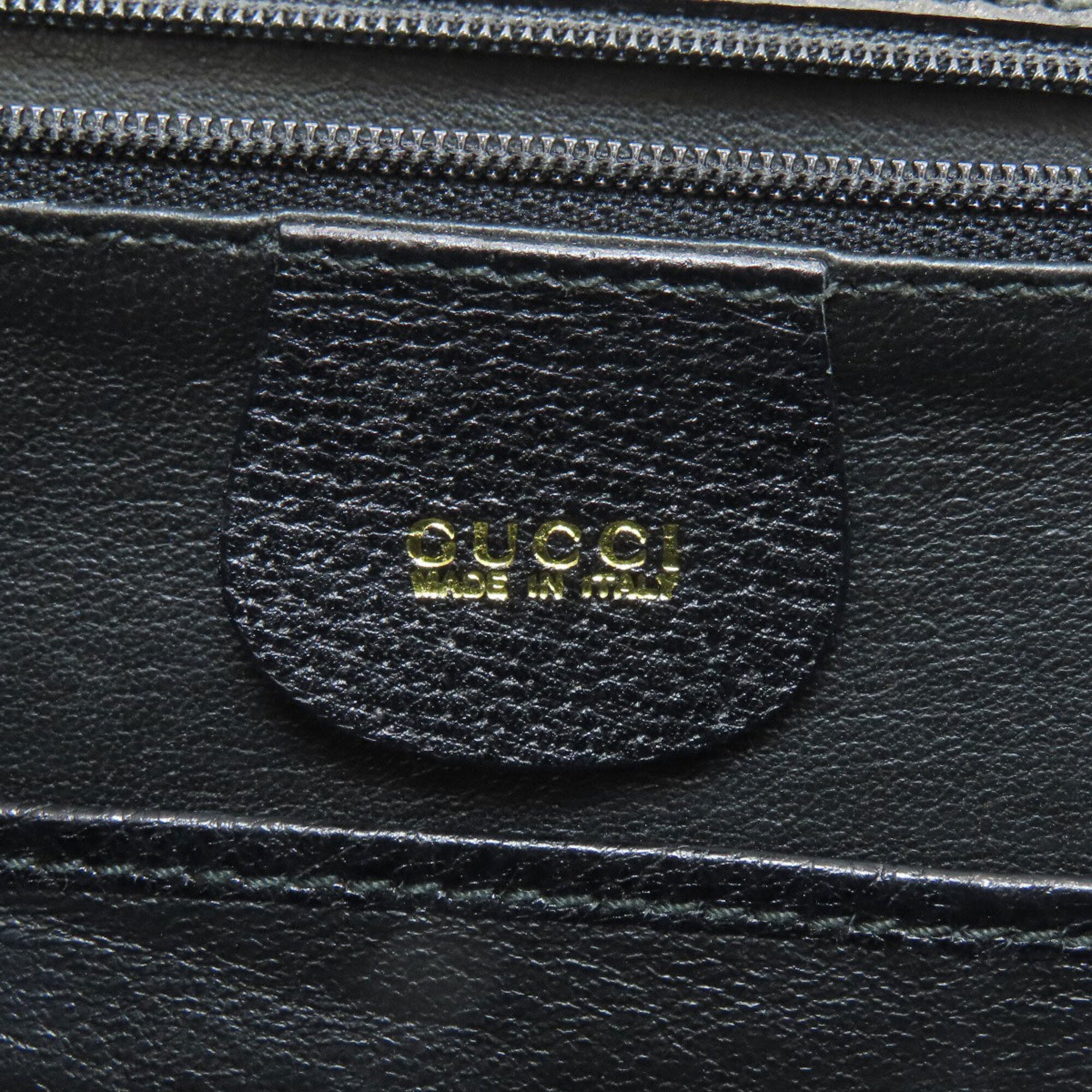 Gucci Black Leather Handbag (Pre-Owned)
