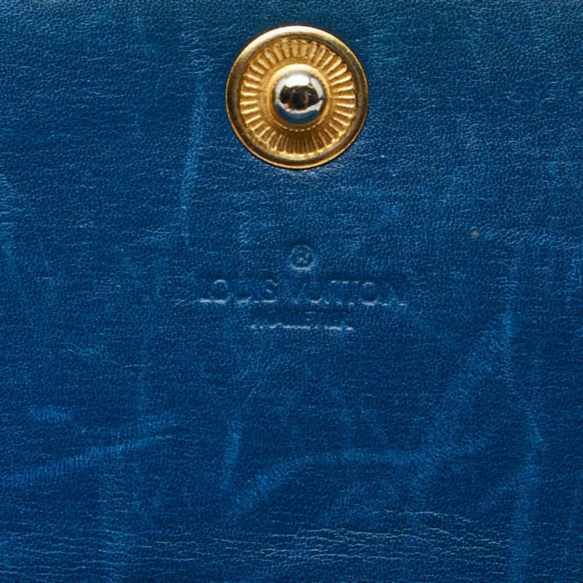 Louis Vuitton Epi Toledo Blue Leather Long Wallet