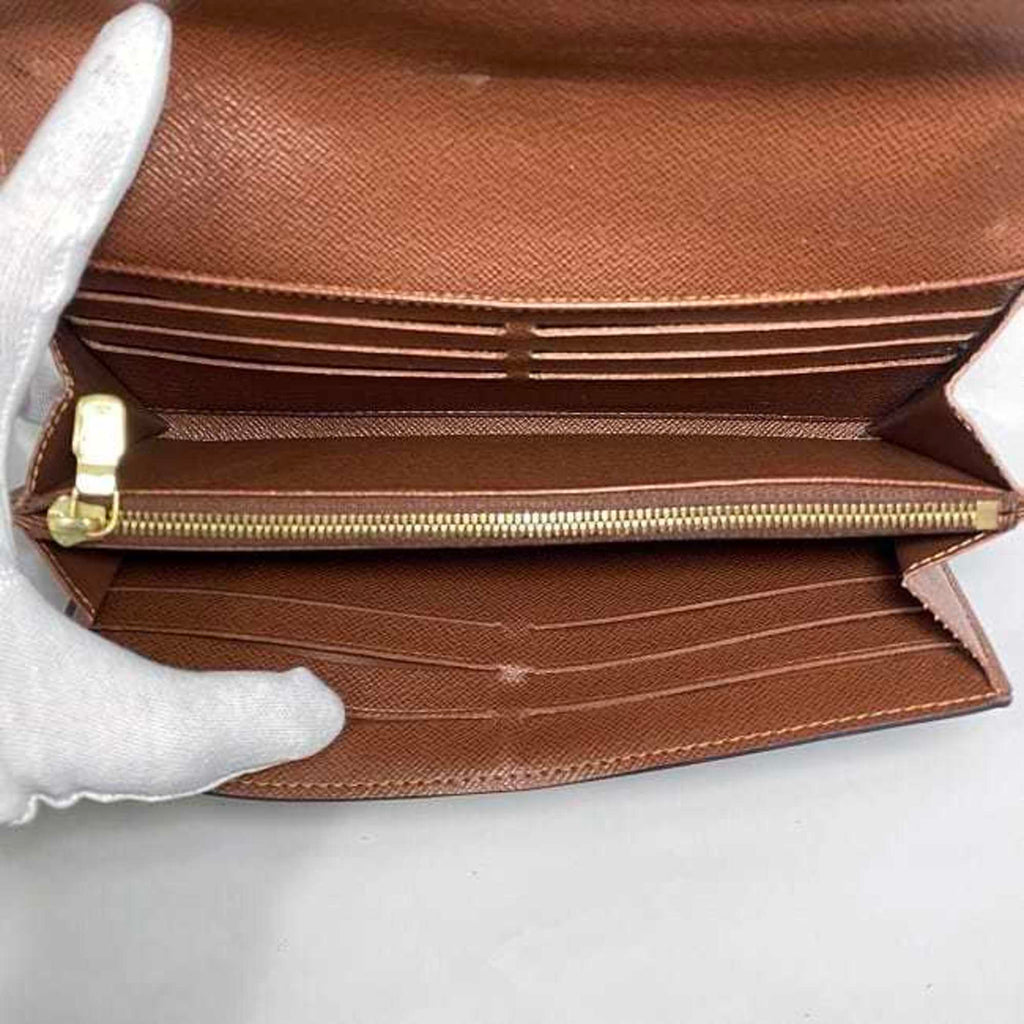 Louis Vuitton Monogram Brown Galle Monogram Monogram Long Wallet
