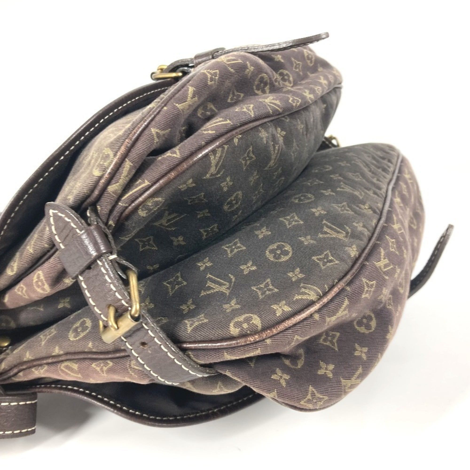 Louis Vuitton Brown Fusain Monogram Mini Lin Shoulder Bag