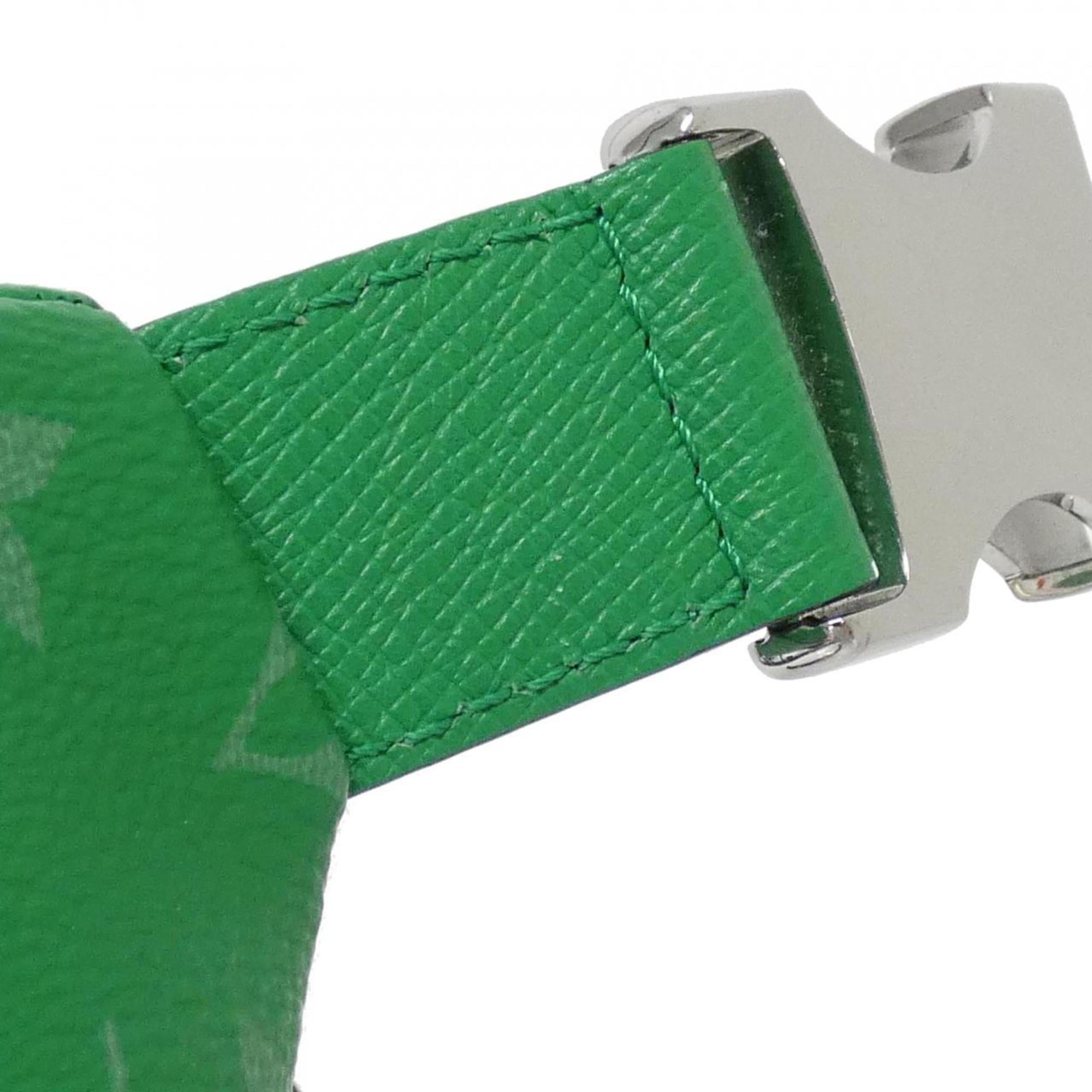 Louis Vuitton Vert Coated Canvas Leather Shoulder Bag
