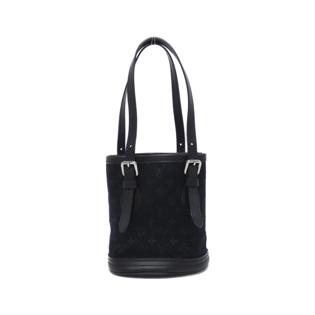 Louis Vuitton Monogram Satin Black Monogram Satin Handbag