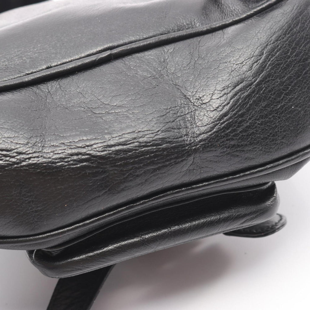 Gucci Black Leather Backpack (Pre-Owned)