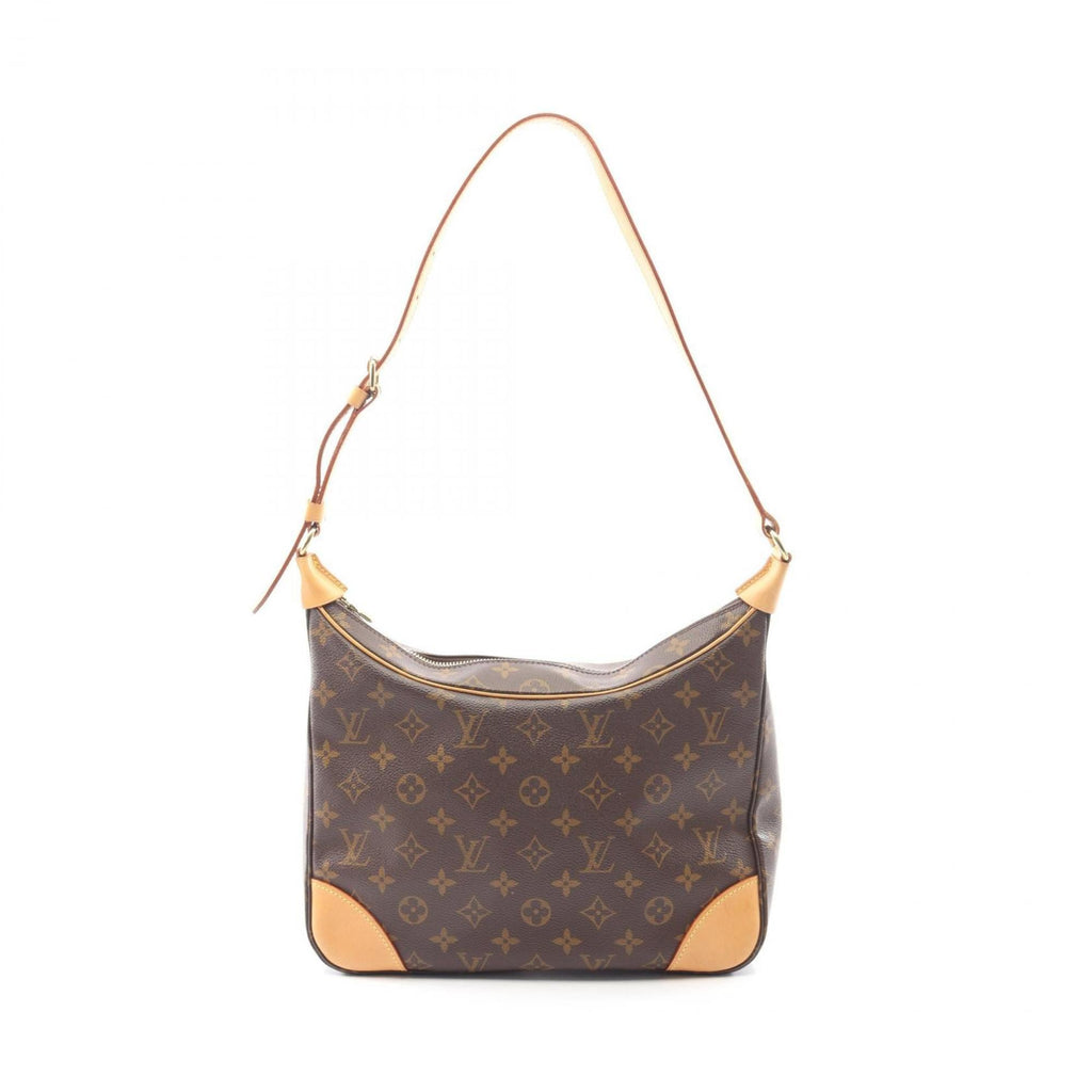 Louis Vuitton Brown Monogram Coated Canvas Leather Shoulder Bag