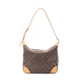 Louis Vuitton Brown Monogram Coated Canvas Leather Shoulder Bag