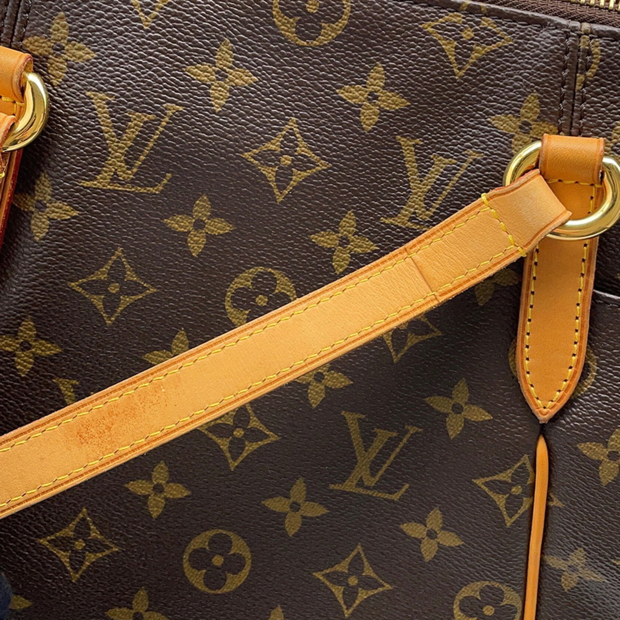 Louis Vuitton Brown Monogram Shoulder Bag Tote Bag
