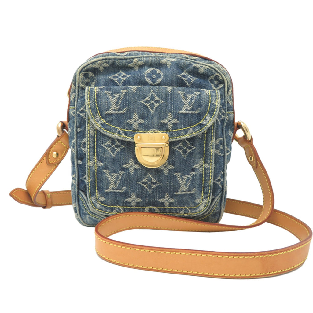 Louis Vuitton Blue Monogram Denim Shoulder Bag