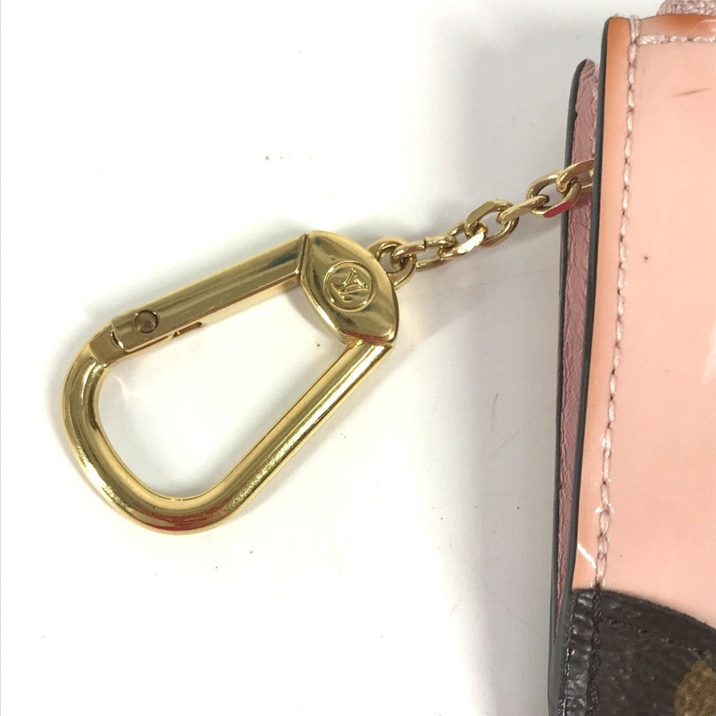 Louis Vuitton Pink Patent Leather Coin Purse/Coin Case