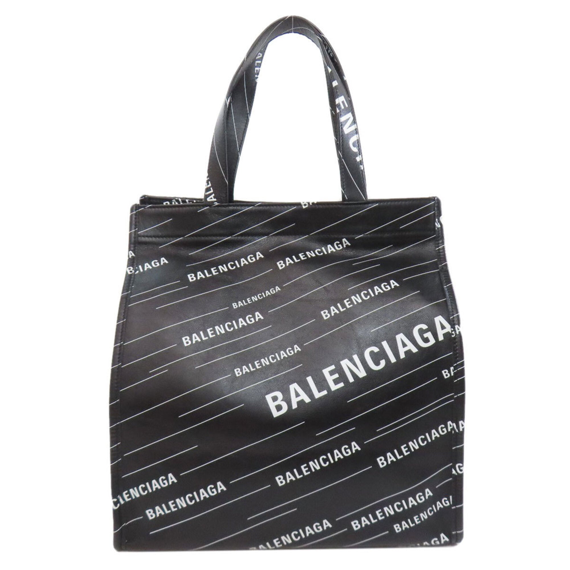 Balenciaga Black Leather Tote