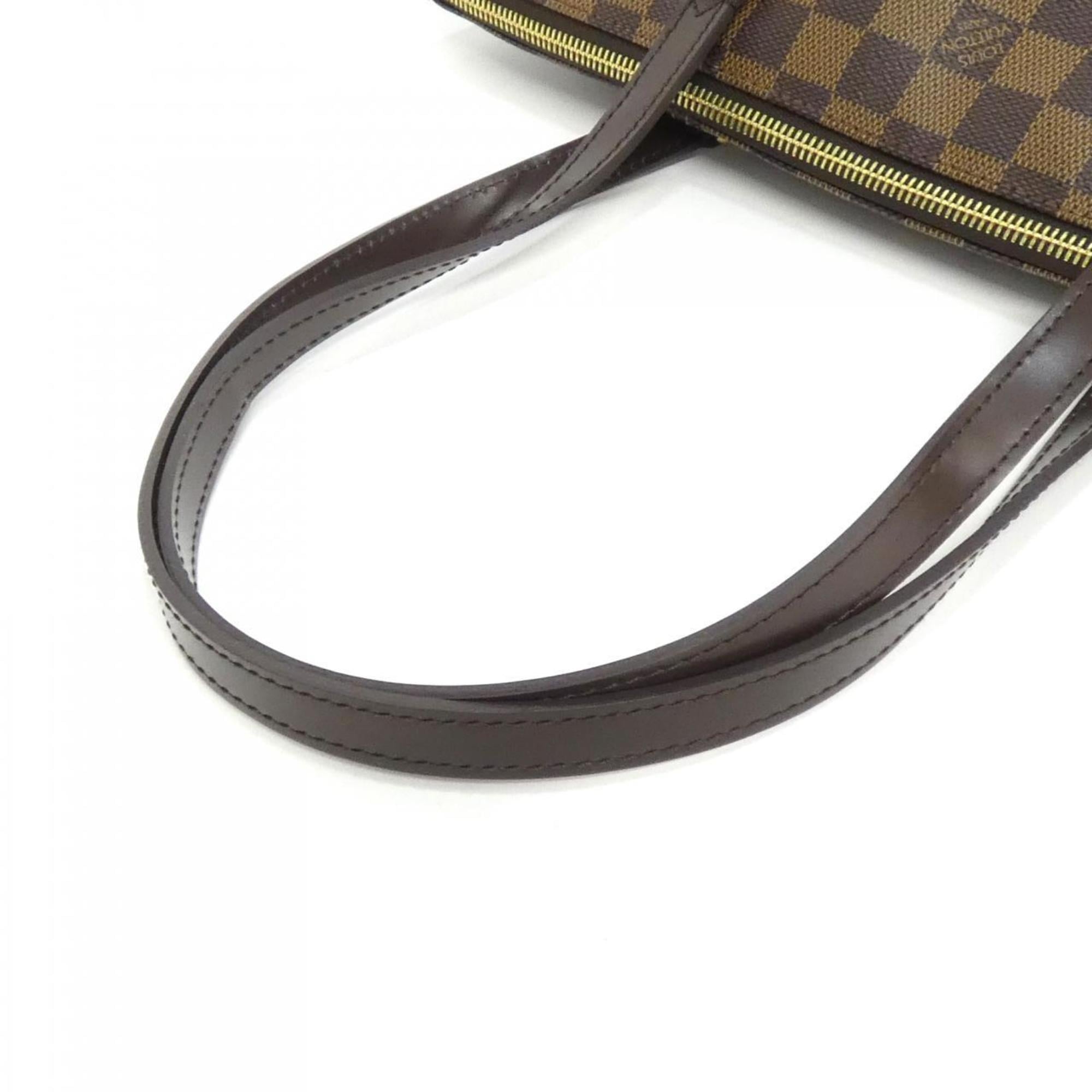 Louis Vuitton Brown Coated Canvas Handbag
