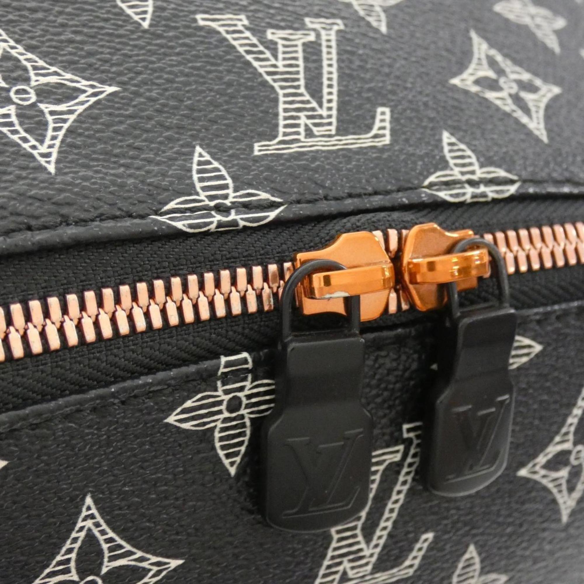 Louis Vuitton Monogram Blue Marine Coated Canvas Backpack