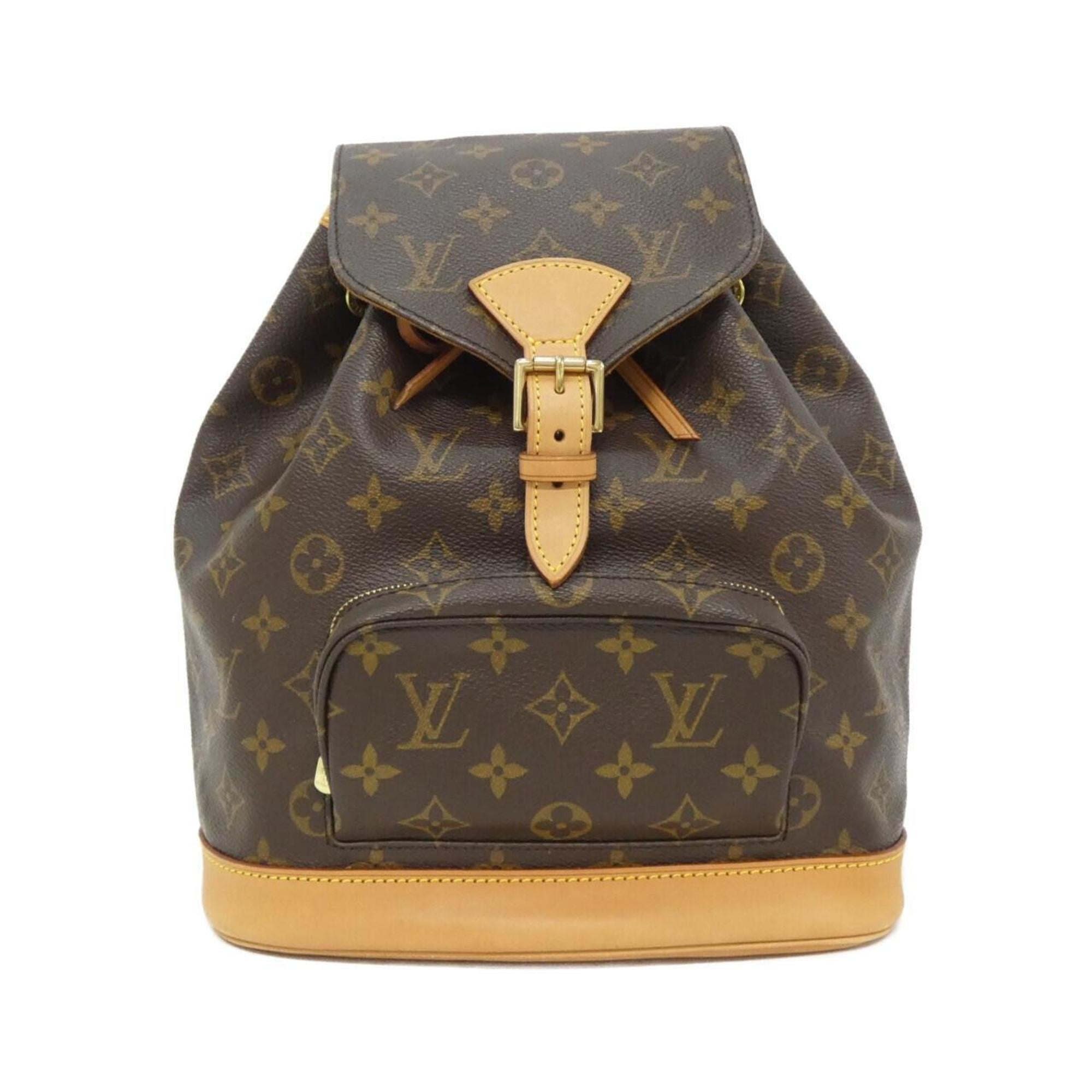 Louis Vuitton Monogram Marron Coated Canvas Backpack