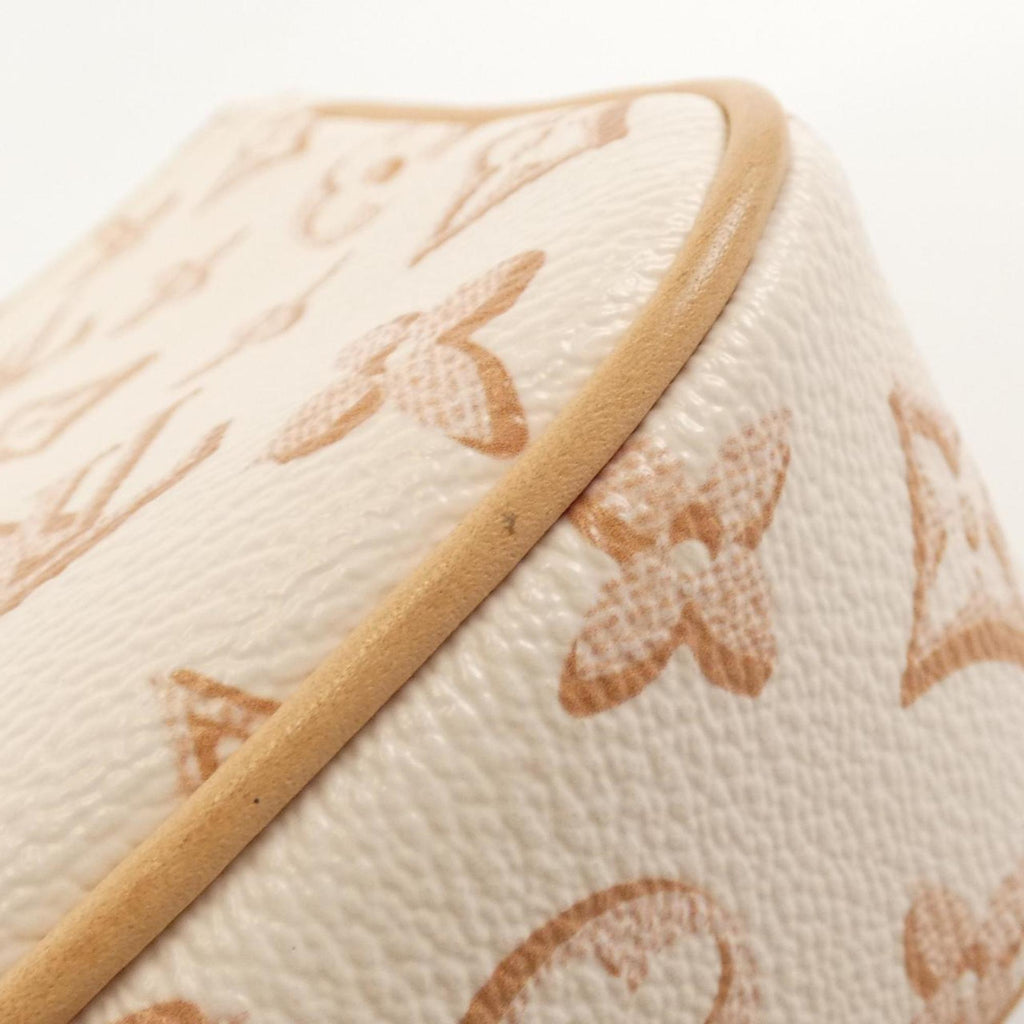 Louis Vuitton Beige Coated Canvas Pochette Shoulder Bag