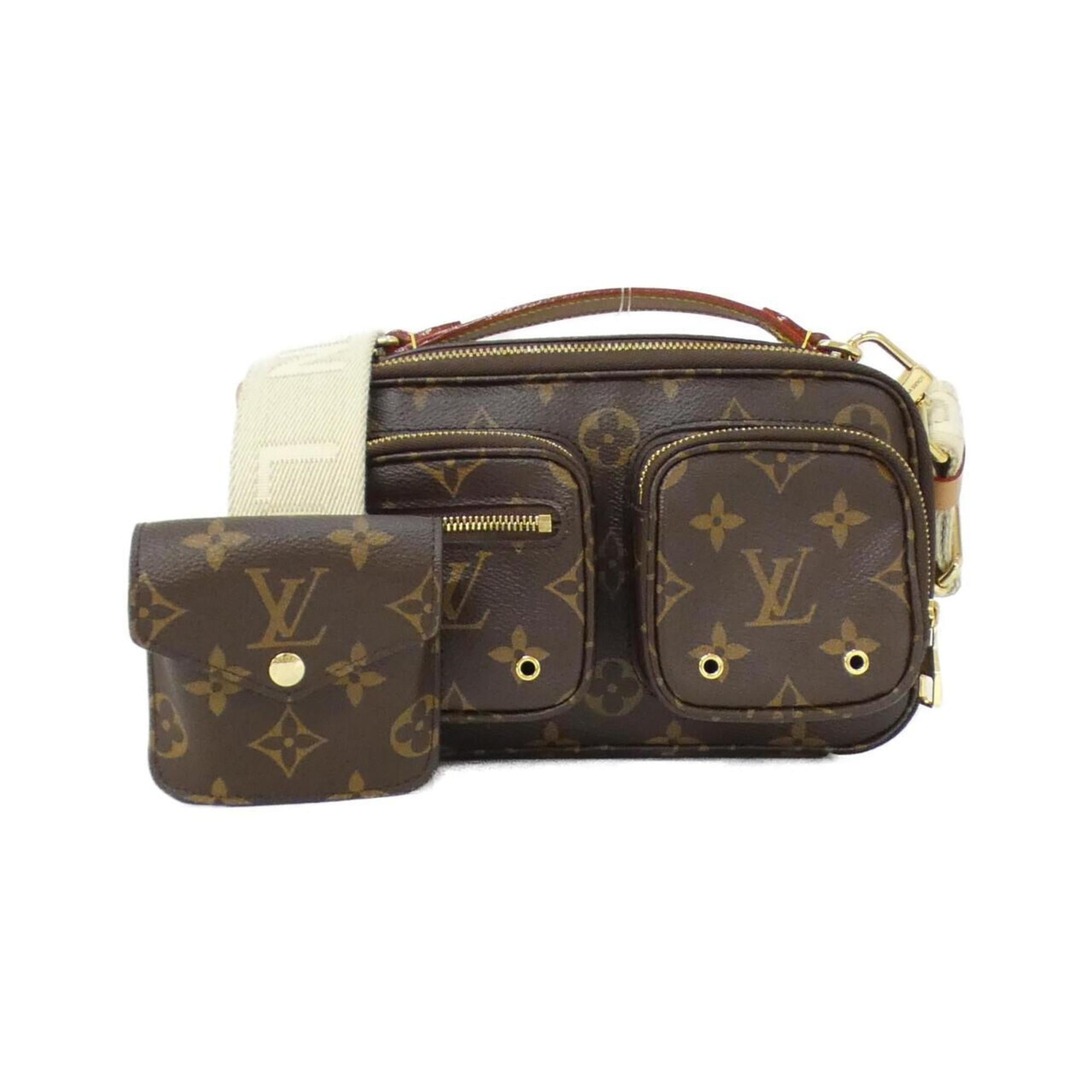 Louis Vuitton Marron Coated Canvas Shoulder Bag