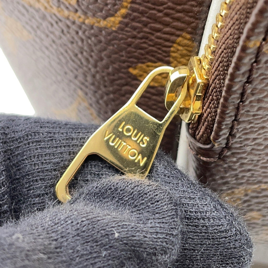 Louis Vuitton Brown Monogram White Yellow Monogram Handbag Shoulder Bag