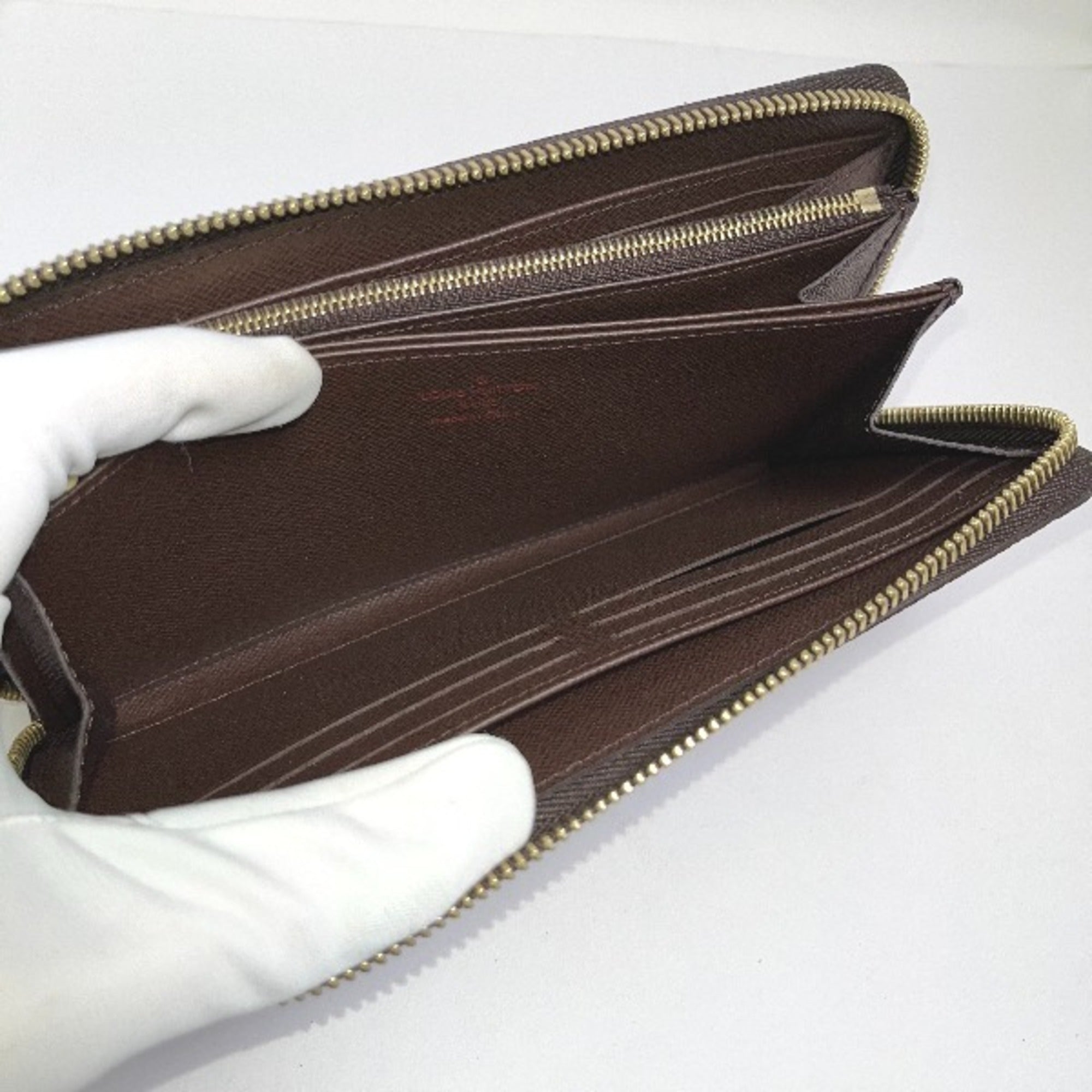 Louis Vuitton Brown Damier Canvas Long Wallet