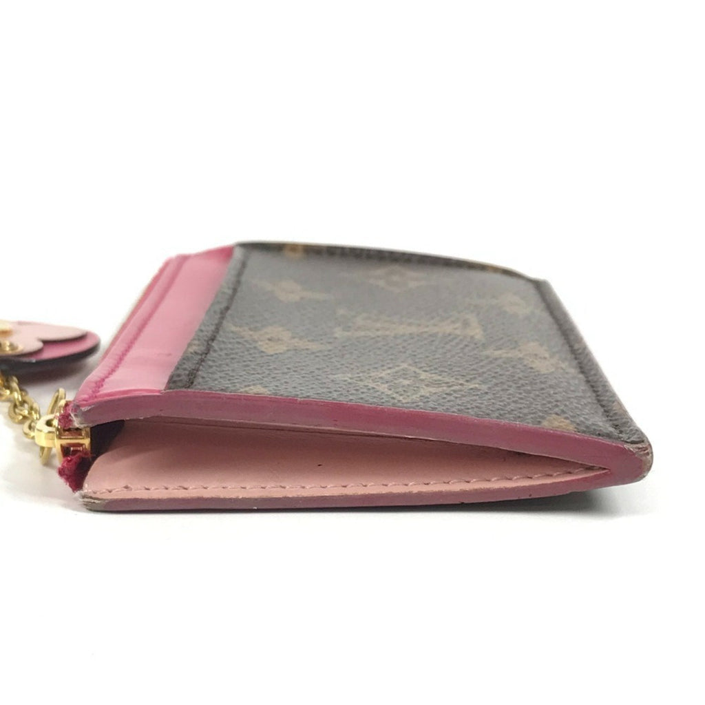 Louis Vuitton Brown Monogram Pink Monogram Coin Purse/Coin Case